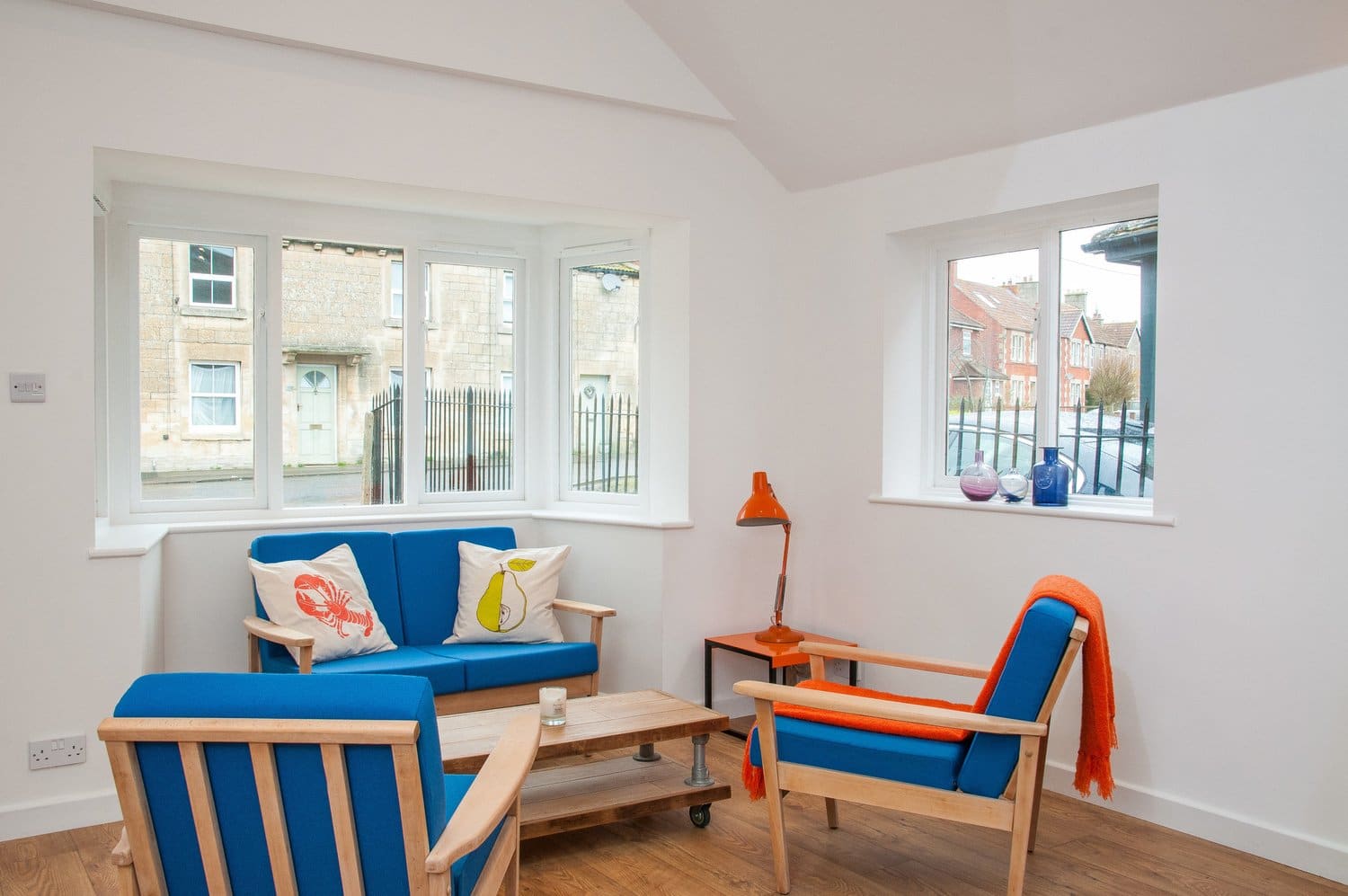 Living room at The Common, Bradford-on-Avon, after refurbishment